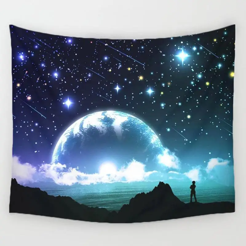 

150cmx130cm Starry Sky Tapestry Wall Hanging