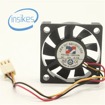 

ARX Brushless Double Ball Fan FD1240-D2233A DC 12V 0.11A Computer Blower Cooling Fan 4010 40*40*10mm