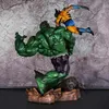 Anime Marvel Hulk Vs Wolverine Statue Action Figure 1/6 scale painted figure PVC toys for children Brinquedos ► Photo 2/5