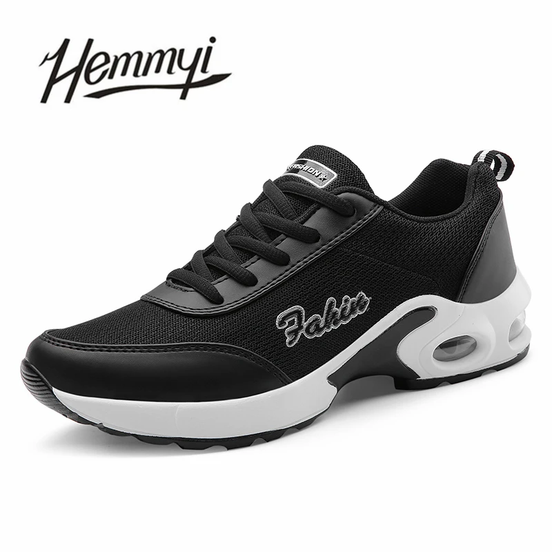 Hemmyi/новые женские кроссовки высокого качества на шнуровке с воздушной подушкой; Basket Femme; модная удобная повседневная обувь; женская обувь; tenis feminino