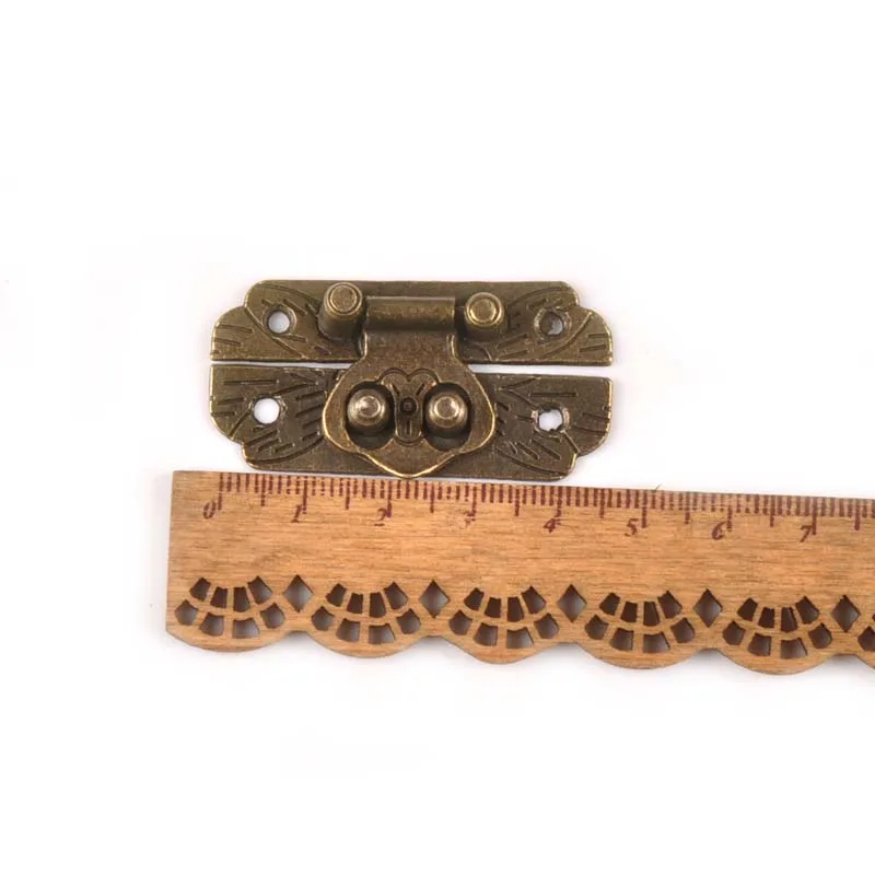 Vintage Antique Brass Wood Suitcase Box Clasp For Wooden Boxes Hook Furniture Buckle Clasp Lock Decorative Latch Hasp C2264 furniture hardware,toggle latches,jewelry box hasps,decorative latches