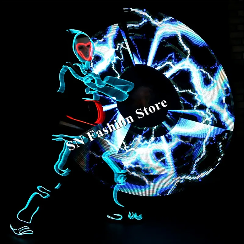 

POI80H Ballroom dance led light sticks 2*80 Pixels poi DIY programmable poi 47cm image size 80*240 dj stage show costumes bar