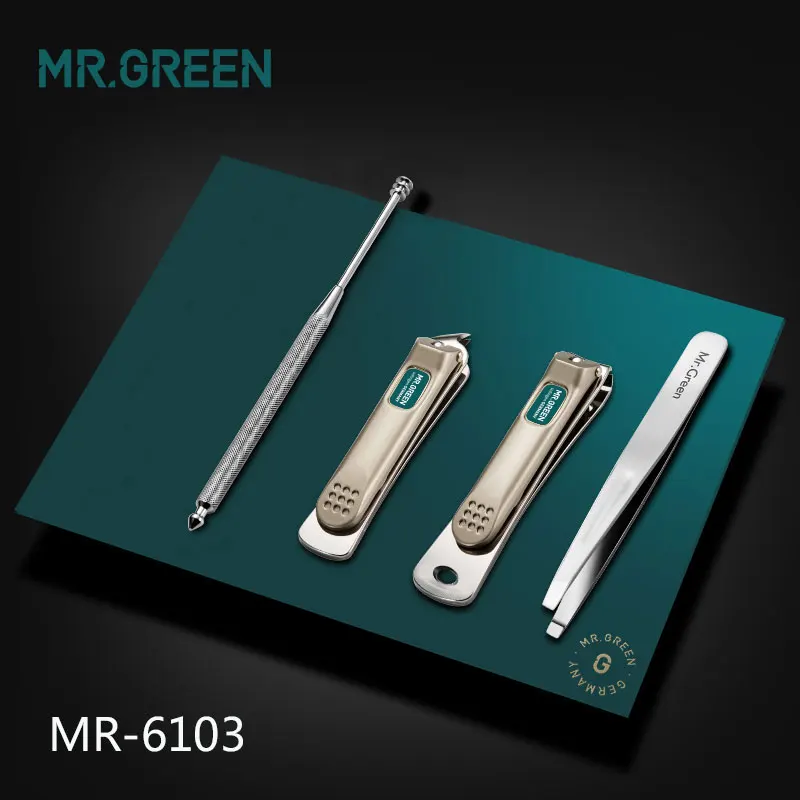 MR.GREEN профессиональные кусачки для ногтей из нержавеющей стали набор дома 4 в 1
