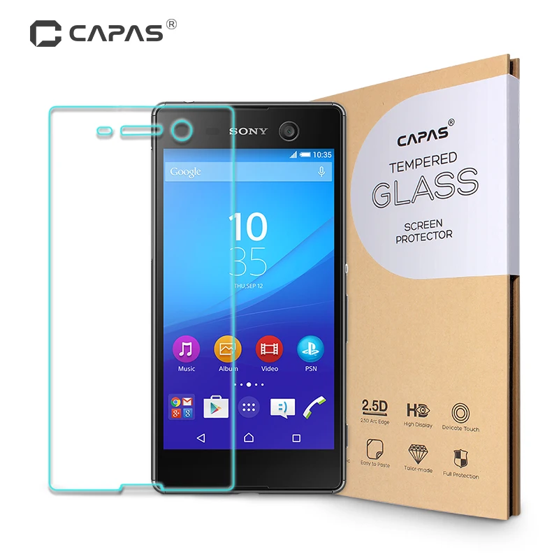 

Tempered Glass for Sony Xperia XA F3111/ for Xperia XZ Premium Screen Protector CAPAS Explosion-Proof Protective Film Guard