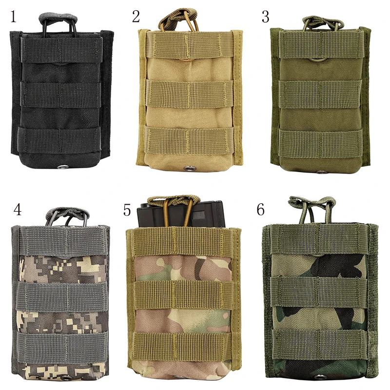 

hunting molle Pouch Pure Colors Magazine Pouches Outdoor Tactical Walkie Talkie Bags Molle Rifle Outdoor Mag Pocket
