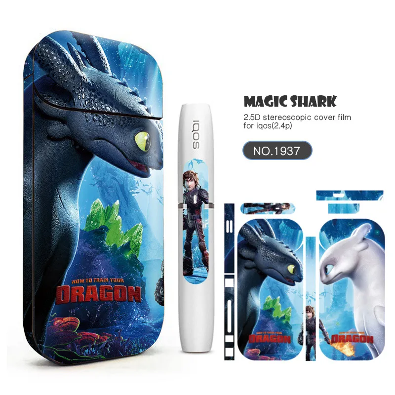 Magic Акула 2019 новый дракон наступает зима электронная наклейка на сигарету для