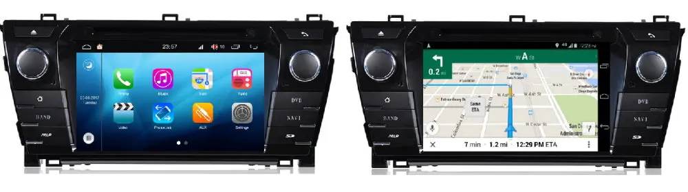 Perfect Car Android System RockChip PX5 1080P IPS LCD Screen For Toyota Corolla (E160) 2012~2019 DVD Player GPS Navigation 1
