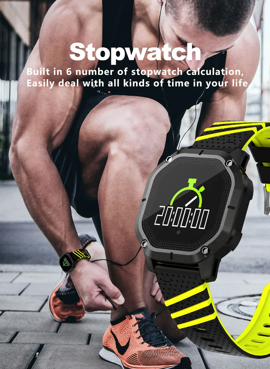 COLMI K5 Smart watch IP68 Waterproof Multiple Sports Modes Cycling Swimming Heart Rate Monitor Blood oxygen Blood pressure Clock 10