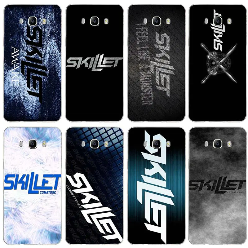 Skillet Rock Мягкий ТПУ силиконовый Мобильный телефон чехлы для Samsung Galaxy J1 J2 J3 J4 J6 J5 J7 J8 A3