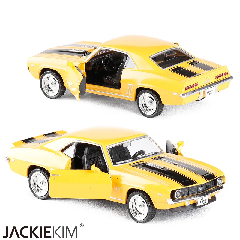 Совершенно RMZ City 1/36 масштаб Chevrolet Camaro SS(1969) металлическая литая под давлением Модель автомобиля игрушки с вытягиванием назад автомобиль игрушка для детей Подарки