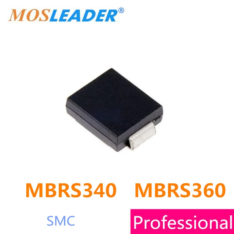 Mosleader-MBRS340-MBRS360-SMC-DO214AB-1000PCS-3A-40V-60V-MBRS340-MBR360 ...