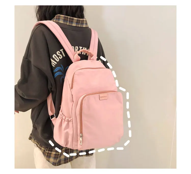 Menghuo школьная сумка высокого качества для девочек водонепроницаемый нейлоновый брендовый школьный рюкзак женская школьная сумка рюкзак для компьютера Mochila