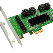 Marvell Чипсет 8 Порты SATA 6 ГБ PCI Express контроллер карты pci-e SATA 3.0 конвертер NCQ и Порты и разъёмы множитель fis