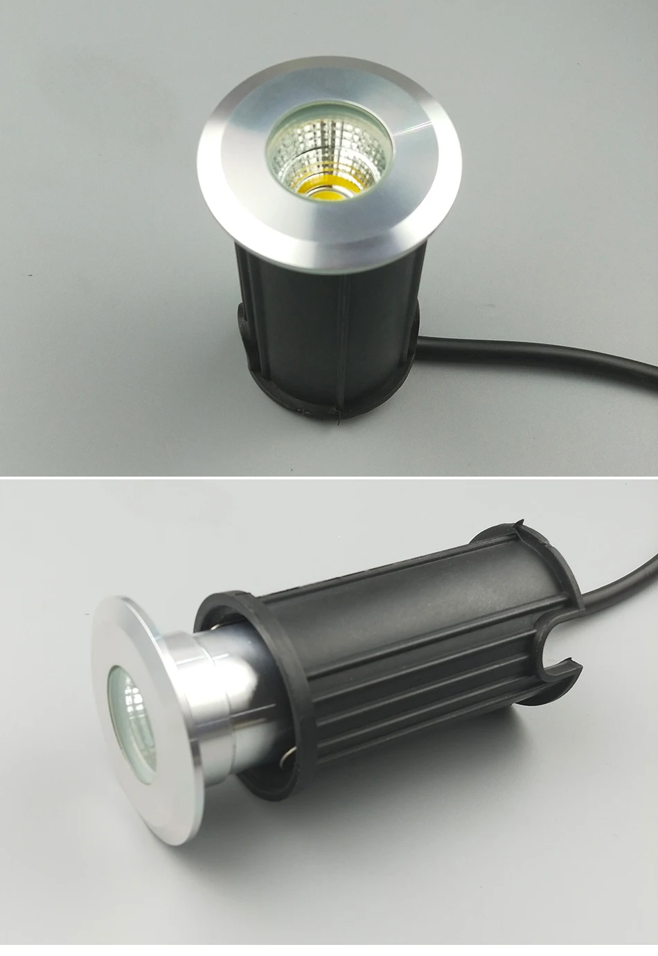 Emissor de Luz Lâmpada de Assoalho ao ar Pces Diodo Subterrânea 1 w 3 5 Cob Livre Terra Local Paisagem Jardim Quadrado Caminho Enterrado Quintal 85-265 v Dc12v 10 Luz 4 cob lâmpada de assoalho ao ar livre