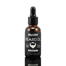 BlueZOO натуральный масло для бороды для Для мужчин, несмываемый кондиционер и смягчитель для Уход за лошадьми, Стайлинг, и формирования(30 мл