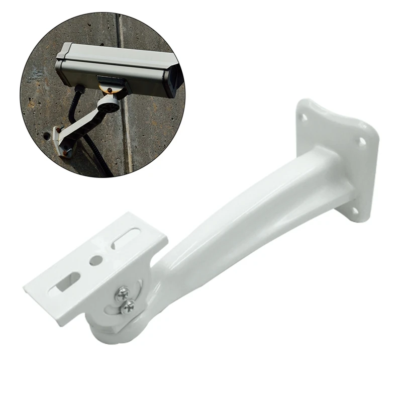 

19cm Length Metal Stand CCTV Camera Wall Mount Bracket Support for Security Zoom Box Body Bullet Camera & Housing Enclosure