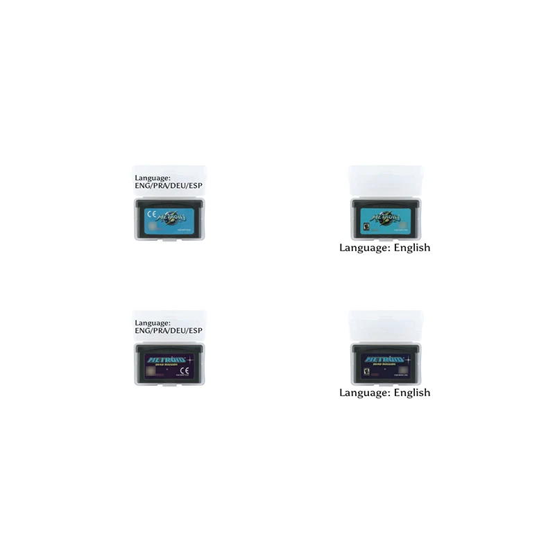 

32 Bit Video Game Cartridge Console Card Metroidd Series US English Language EU Multi Language