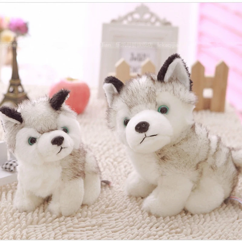 Brinquedos de Pelúcia Aniversário das Crianças Husky Boneca Simulação Animal Presente Ntdiz0138 Cão 6 Husky boneca brinquedos de pelúcia simulação animal