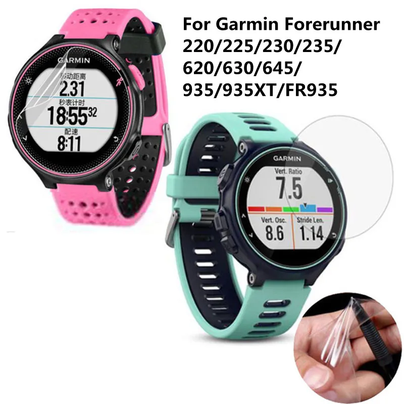 6 x защита экрана ПЭТ мягкая пленка щит для Garmin Forerunner 220/225/230/235/630/935XT/FR935 браслет