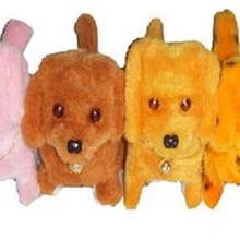 140 шт. Забавный Электрические плюшевые игрушки электрические собака вперед и назад собака Электрический Танцы собака может ходить для детей Подарки