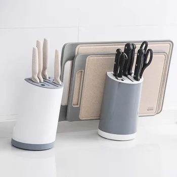 

2019 latest practical hot sale popular explosionSimple And Versatile Kitchen Tool Storage Rack KitchenKnife Cutting Board Holder