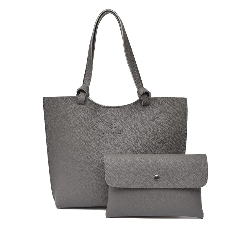 2019 New Fashion 2 Bags Set for Women Leather Handbag Messenger Bags Female Crossbody Bags High Quality Ladies Bags
