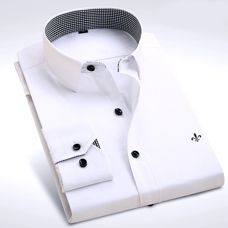 Dudalina Camisa Male Shirts Long Sleeve Men Shirt Brand Clothing Smart Casual Slim Fit Camisa Social Masculina Chemise Homme