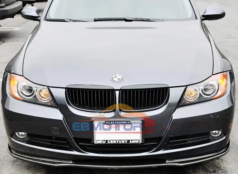 HAM style front lip spoiler for BMW E90 325 328 3-Series 4door Sedan 2005-2008 Pre-LCI model