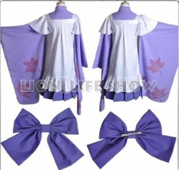 

Vocaloid Luka Senben Zakura Long Purple Cosplay Costume Custom Made Fancy dress