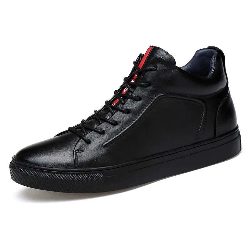 Genuíno 622 Usar Fur Quentes Qualidade Casuais Moda Homens Quente Masorini De Marca Manter Os Ww Trabalho Inverno black Alta Da Botas Sapatos Couro nXRvqF