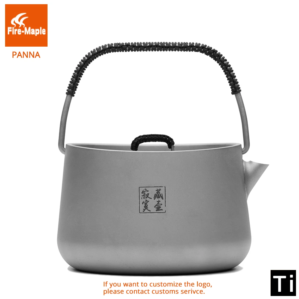 Fuego Arce Panna serie Titanium al aire libre camping café tetera 1L tetera ultraligero senderismo picnic campamento conjunto