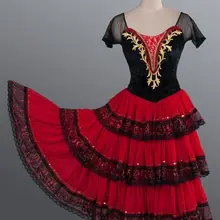 Длинная балетная юбка для взрослых романтическая пачка, юбка для женщин, балетные платья, классические юбки-пачки для девочек AT0063