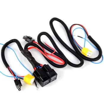 

H4 Headlight Wire Harness Connector Fuse Socket Energy-saving High Quality