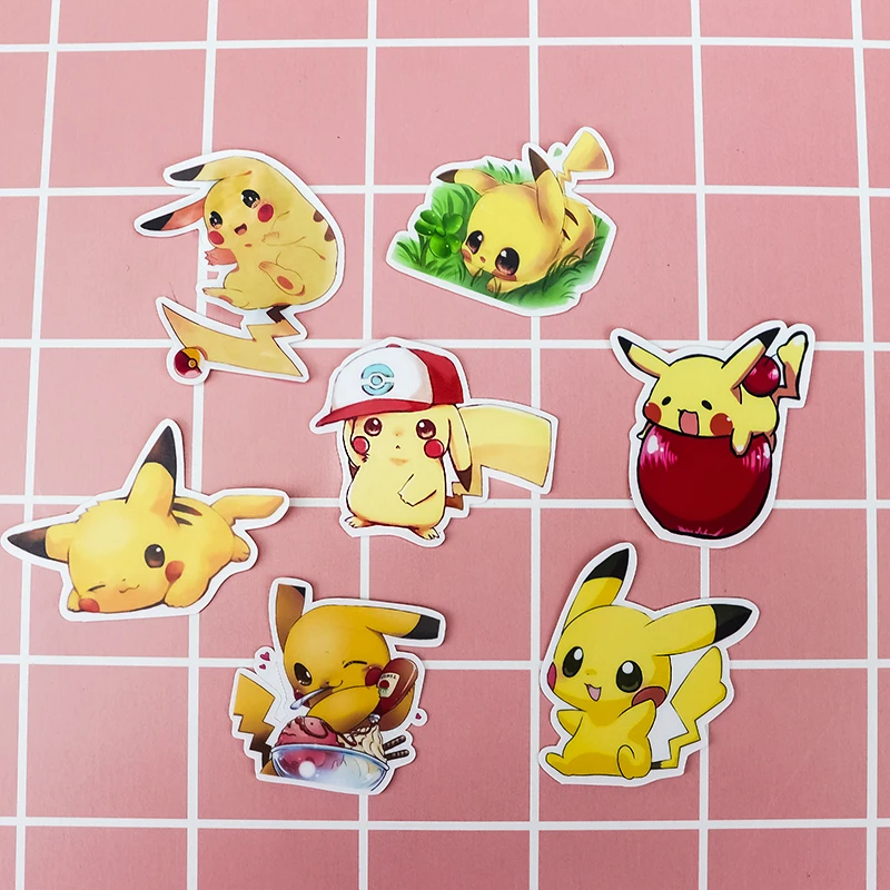 28 шт. милый Японский Аниме Пикачу стикер s Украшение DIY Скрапбукинг ...