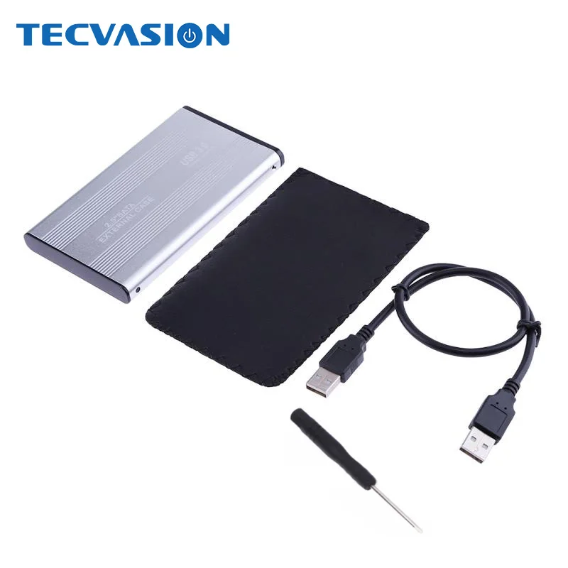 Optical Drives Case USB 3.0 SATA HDD Enclosure Case Mobile Portable External Box for 2.5 inch