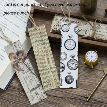 

multi-use 30 pcs old file always hide something design Craft Paper Cards as bookmark tag gift Scrapbooking DIY message card