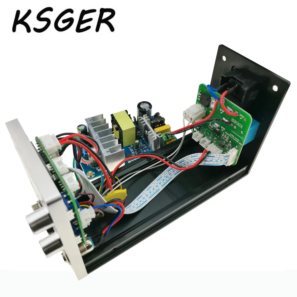 KSGER STM32 OLED T12 температура 2 в 1 все в одном фена для фена, цифровая паяльная станция, паяльная станция с железной ручкой