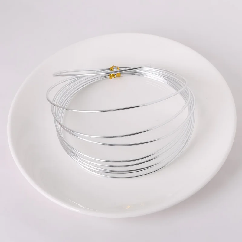 Алюминиевая катушка с родиевым покрытием 2 мм 5 метров|aluminium wire|metal wirealuminum wire coil |