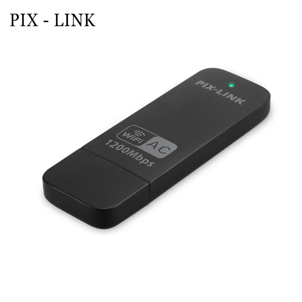 PIXLINK LV UAC04 беспроводной USB адаптер 1200 M 2 4/5 GHz двухдиапазонный WiFi портативный