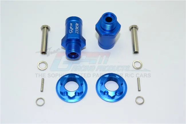 1/10 AXIAL YETI 90026 ALLOY FRONT HEX ADAPTORS 23MM -SET ADT023MM for 17mm hex wheels and 4mm wheel shaft | Игрушки и хобби