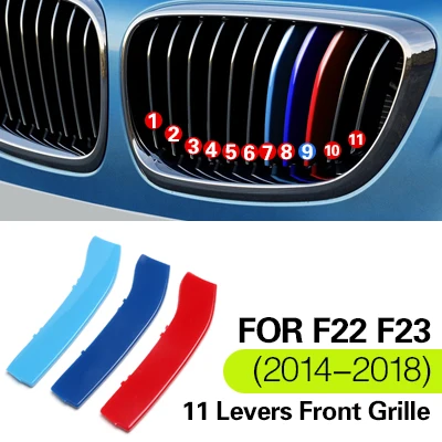 Betterhumz автомобиль-Стайлинг передней решетки замена крышка ABS для BMW F20 F21 E87 F45 F46 F22 F23 G32 F01 g11 E89 Z4 1/2/6/7 серии - Название цвета: F22 F23 2014-2018 11
