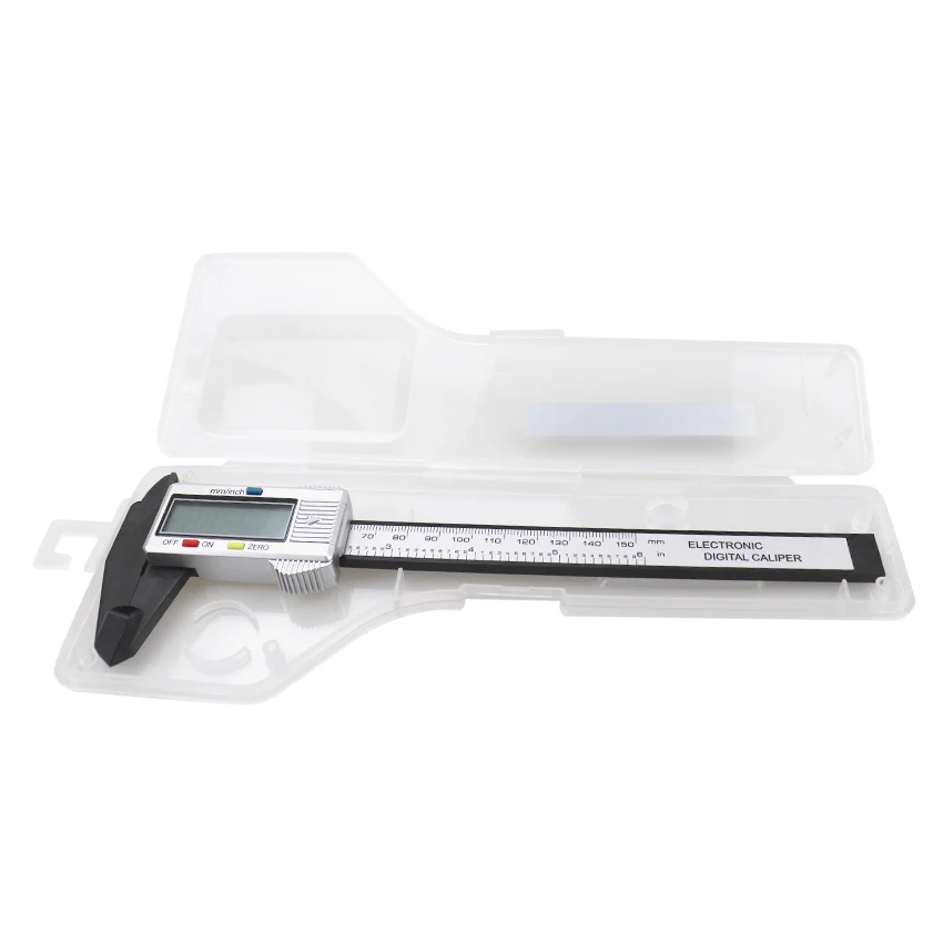 0-150mm Large LCD Screen Digital Calipers PA66 High Strength Plastic Calipers Factory Direct Supply Free Shipping