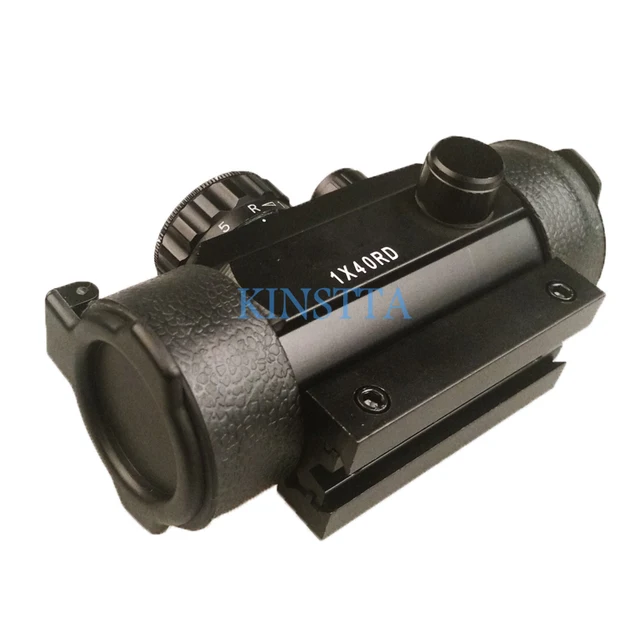 Táctico militar caza de Vista holográfico 1x40mm Airsoft Cruz Hari rojo-Dot-vista Rifle encuentro 11 y 20mm Montaje en carril - Imagen 5