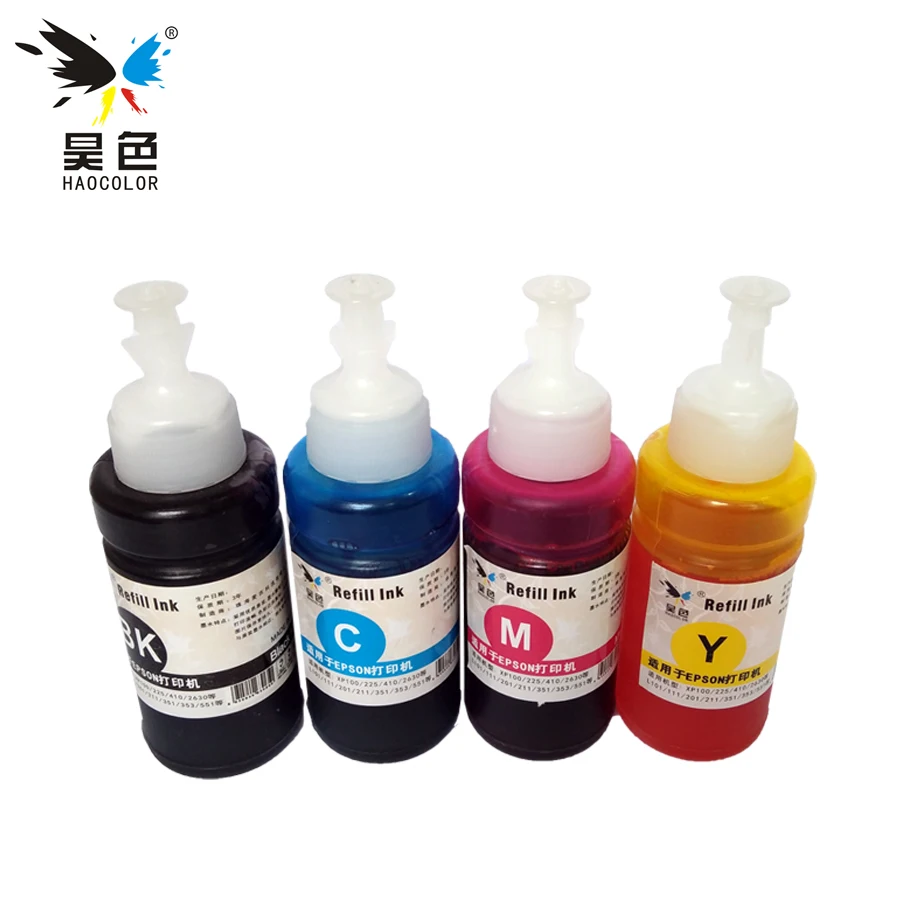 Набор чернил для Epson L110 L200 L210 L300 L350 L355 L550 L555 70 мл 4 шт.|ink kit|refill ink kitink refill kit |