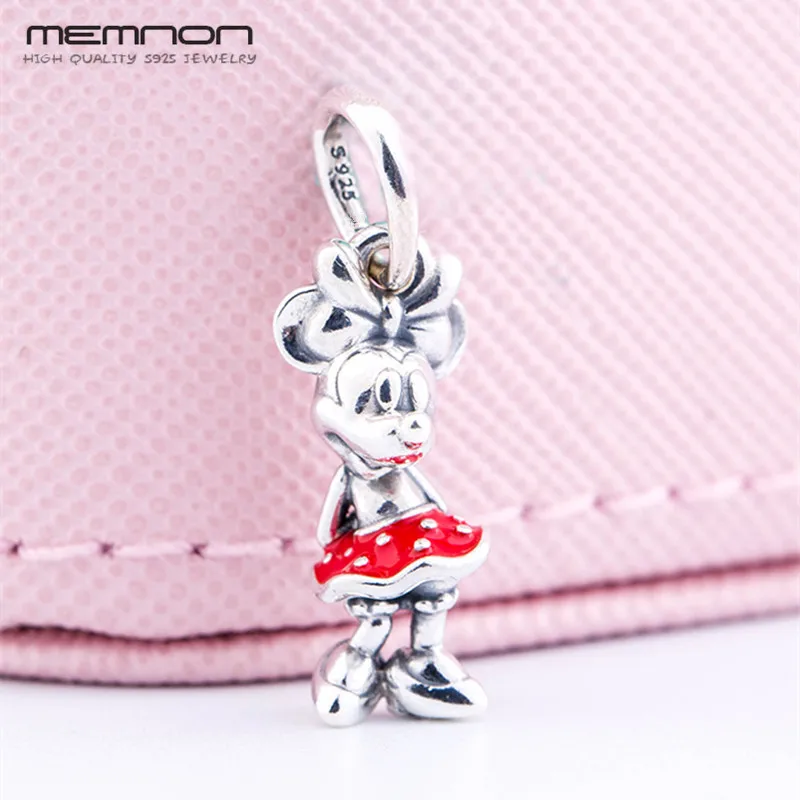 

2019 New Silver heart charms 925 sterling silver Animal Dots dress Pendant charm fit beads bracelets DIY pendant jewelry making