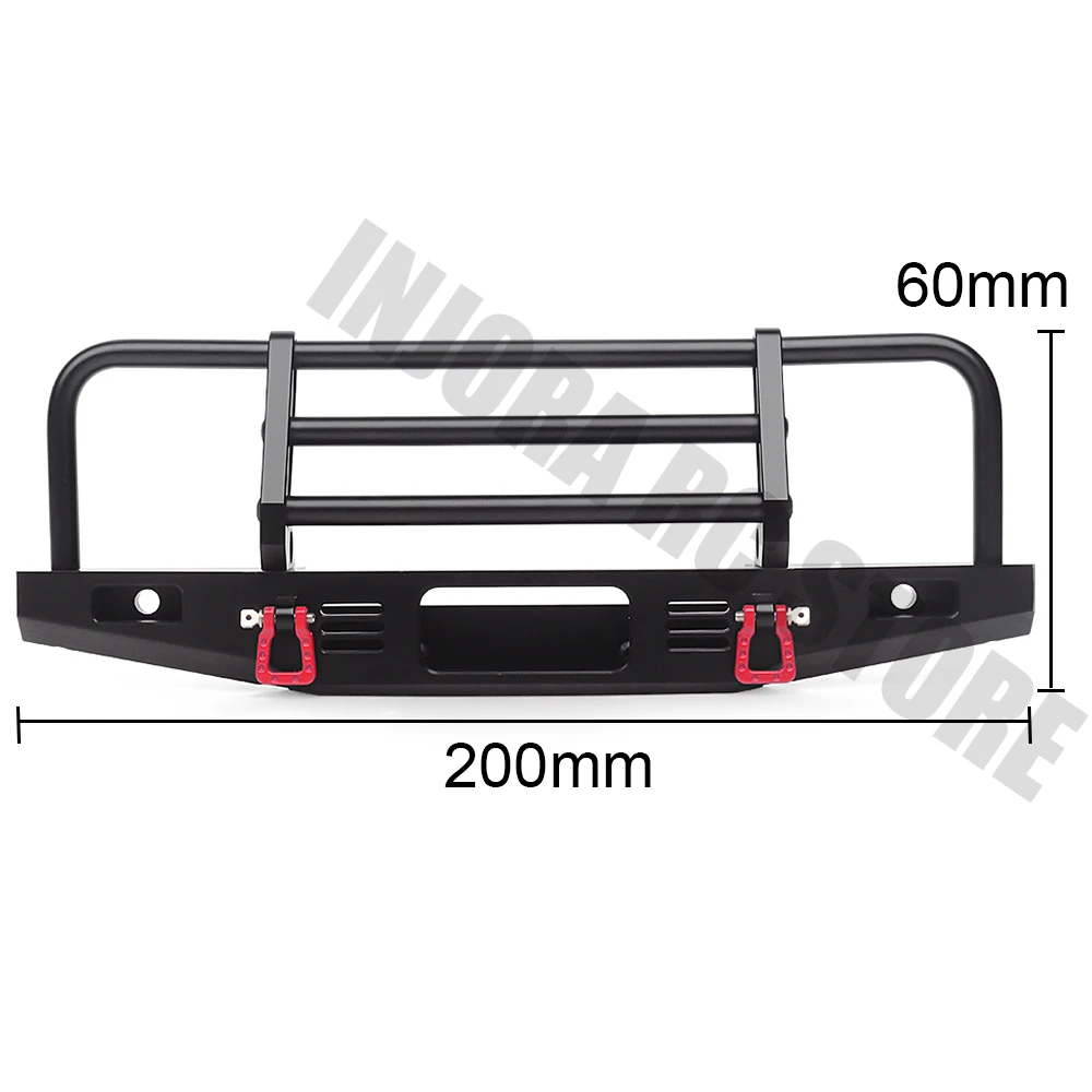 Металл 1 шт. передний Регулируемый бампер 1:10 RC Гусеничный автомобиль защитник для Traxxas TRX4 осевой SCX10 SCX10 II