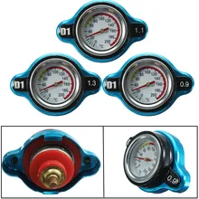 Универсальный 0,9/1,1/1,3 бар крышка радиатора для машины крышка Температура воды метр термостатический датчик