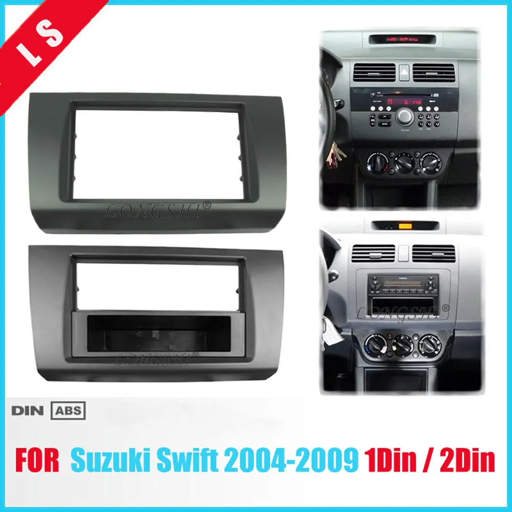 1 или двойной Din панель для SUZUKI SWIFT 2010-2005 DVD панель тире монтажный комплект рамка, автомобиль установка 1DIN/2DIN