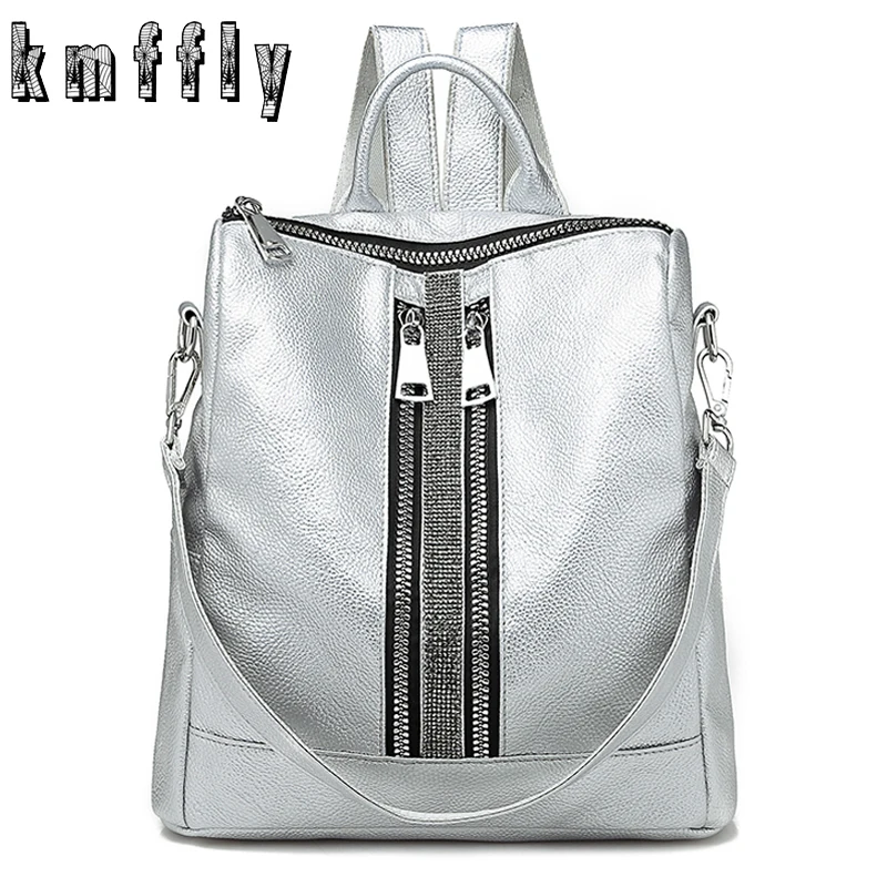 

2019 High Quality PU Leather Backpacks for Teenage Girls Female School Shoulder Bag Bagpack mochila Fashion Women Backpack