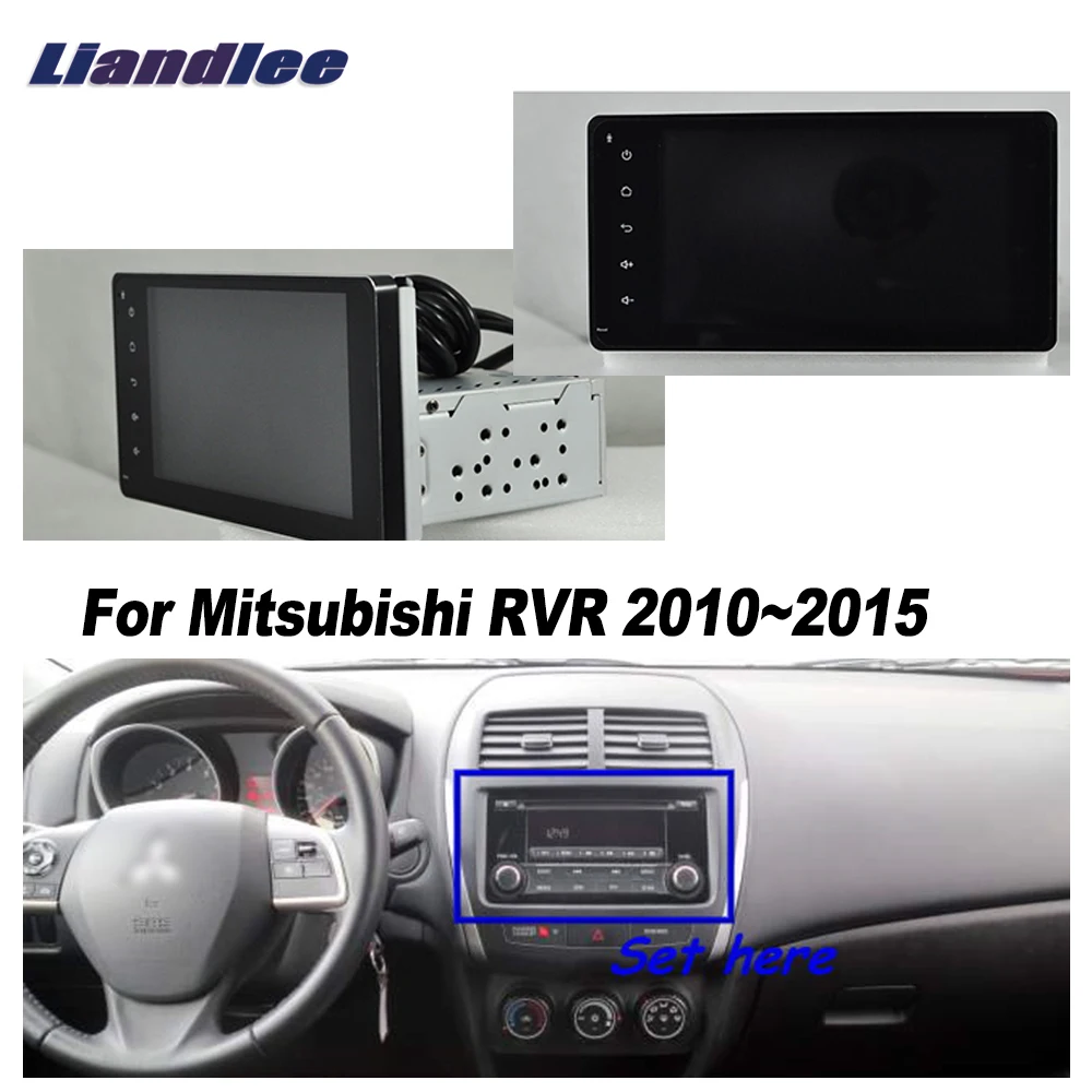 Liandlee 2din для Mitsubishi RVR 2010~ автомобильный радиоприемник для Android плеер с gps-навигатором карты HD Touch стерео медиа ТВ без CD DVD